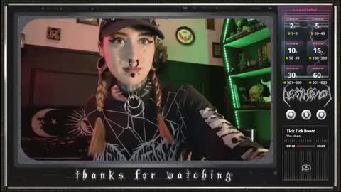 Snapshot of 666deathgasm chatting on 02/27/25, 08:20 Juune online show from 02/27/25, 08:20