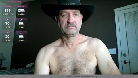 Snapshot of _justacowboy chatting on 07/28/26, 08:23 Wyatt online show from 07/28/26, 08:23