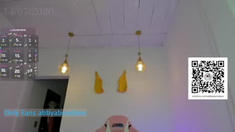 Snapshot of abbyfinet chatting on 07/14/26, 12:00 A B B Y online show from 07/14/26, 12:00
