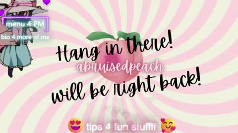 Snapshot of abruisedpeach chatting on 05/02/26, 03:11 Peach online show from 05/02/26, 03:11