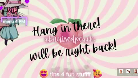 Snapshot of abruisedpeach chatting on 05/19/26, 03:24 Peach online show from 05/19/26, 03:24