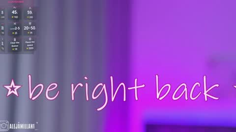 Snapshot of alejamillan1 chatting on 01/20/25, 09:46   night GTM -5 online show from 01/20/25, 09:46