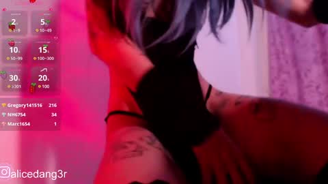 Snapshot of alicedang3r chatting on 12/27/24, 09:06 Alice  online show from 12/27/24, 09:06