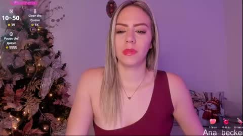 Snapshot of ana_becker1 chatting on 12/13/24, 11:55 Ana online show from 12/13/24, 11:55