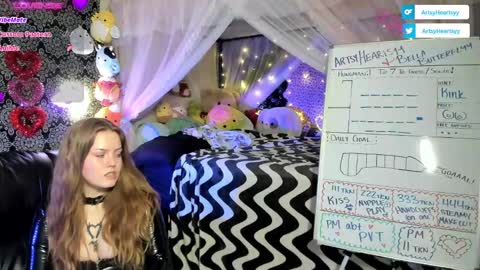 Snapshot of artsyheartsyy chatting on 02/01/25, 02:26 ArtsyHeartsyy online show from 02/01/25, 02:26