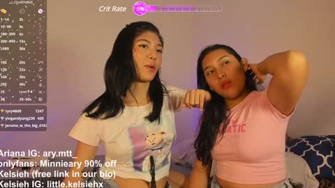 Snapshot of ary_and_kel chatting on 12/17/24, 03:06 Ariana and Kelsieh online show from 12/17/24, 03:06