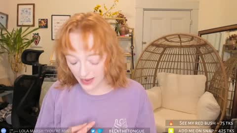 Beck the tongue online show from 01/24/25, 10:41