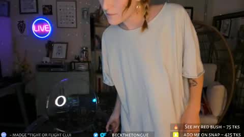 Beck the tongue online show from 09/18/25, 10:23