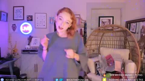 Beck the tongue online show from 10/02/25, 10:06