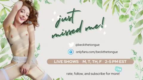 Beck the tongue online show from 10/27/25, 06:39