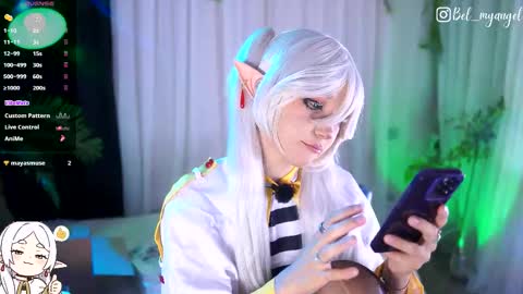 In instagran bel myangel online show from 03/31/26, 06:30