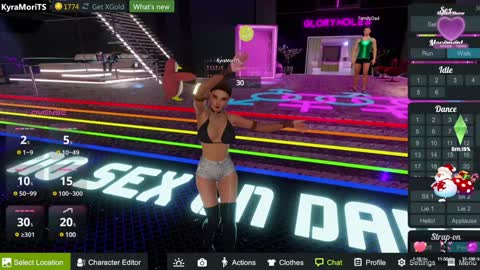 Snapshot of bigboottyxxx chatting on 01/27/25, 02:10 kyra Moor online show from 01/27/25, 02:10