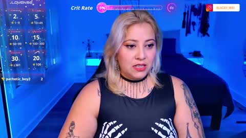 Snapshot of blackwidowj chatting on 11/12/25, 02:39 Johana S online show from 11/12/25, 02:39