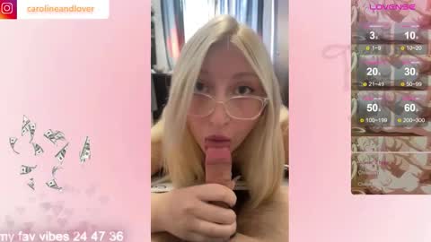 Snapshot of carolineandlover chatting on 11/11/25, 11:21 Caroline and Lover online show from 11/11/25, 11:21