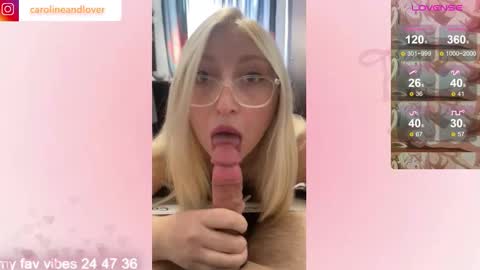 Snapshot of carolineandlover chatting on 11/14/25, 09:52 Caroline and Lover online show from 11/14/25, 09:52
