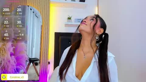 Coraline connected from 10 pm to 6 am Colombia time online show from 04/04/26, 12:31