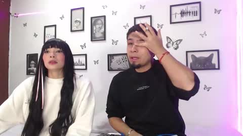 Snapshot of coupsextop chatting on 02/14/25, 04:47 Juli and Liam online show from 02/14/25, 04:47