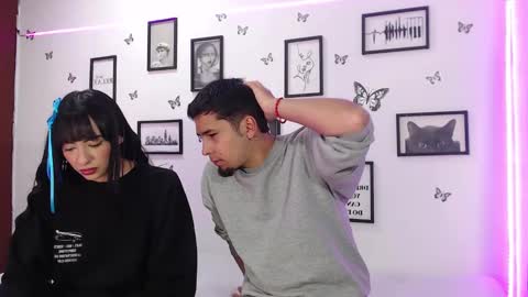 Snapshot of coupsextop chatting on 02/15/25, 05:09 Juli and Liam online show from 02/15/25, 05:09