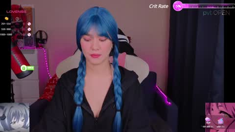 Snapshot of creammeow chatting on 01/27/25, 02:42 Alina online show from 01/27/25, 02:42