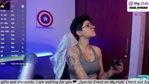 Snapshot of dass_roman chatting on 02/04/25, 11:06 Dass Roman online show from 02/04/25, 11:06