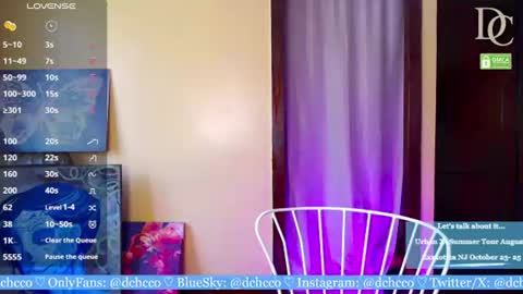 Snapshot of dchcco chatting on 07/19/26, 08:01 Duchess Coco - Coco Puffs online show from 07/19/26, 08:01