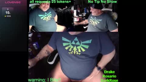 Drake D Vamp aka Drake DarkRose online show from 01/13/25, 06:49