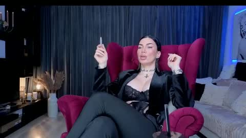 Snapshot of elektravelvet chatting on 02/14/25, 06:45 ElektraSheDemon online show from 02/14/25, 06:45