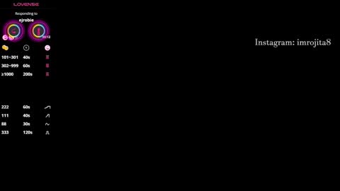 IG imrojita8 online show from 09/14/25, 02:11