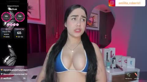 Snapshot of emily_roberts1 chatting on 01/26/25, 03:36 Emily  online show from 01/26/25, 03:36