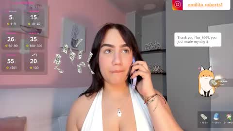 Snapshot of emily_roberts1 chatting on 02/22/25, 11:46 Emily  online show from 02/22/25, 11:46