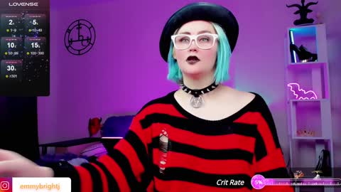 Snapshot of emmybrightj_ chatting on 12/12/24, 08:47 Emmy Bright     50  online show from 12/12/24, 08:47