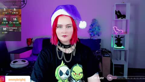 Snapshot of emmybrightj_ chatting on 12/18/24, 06:32 Emmy Bright     50  online show from 12/18/24, 06:32