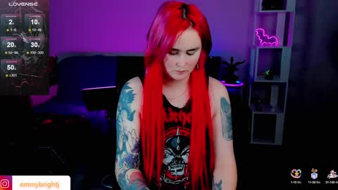 Snapshot of emmybrightj_ chatting on 01/16/25, 08:54 Emmy Bright     50  online show from 01/16/25, 08:54