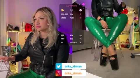 Snapshot of erika_kirman chatting on 12/19/24, 11:29 Erika online show from 12/19/24, 11:29