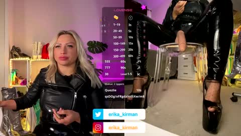 Snapshot of erika_kirman chatting on 01/24/25, 12:20 Erika online show from 01/24/25, 12:20