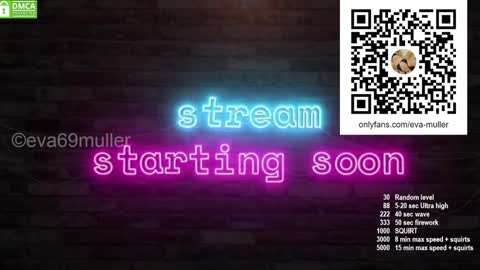 Snapshot of eva69muller chatting on 12/17/24, 07:26 Eva  next show  8pm CEST AMST online show from 12/17/24, 07:26