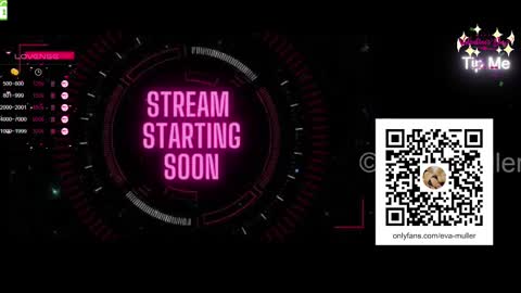 Snapshot of eva69muller chatting on 02/14/25, 07:44 Eva  next show  8pm CEST AMST online show from 02/14/25, 07:44