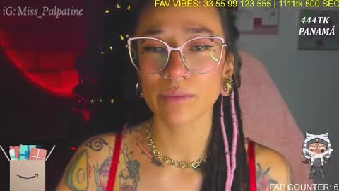 Snapshot of evil_miss_palpatin chatting on 12/15/25, 11:42 Lucia Ilich.... IG miss palpatine NEXT SHOW 200724 online show from 12/15/25, 11:42