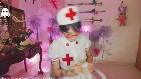 Snapshot of fairywhore chatting on 02/17/25, 04:09  Jackie Cosplayer  online show from 02/17/25, 04:09