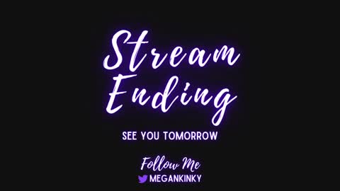 Snapshot of fetishkinkymegan chatting on 01/22/25, 07:56 kinky Megan Draven online show from 01/22/25, 07:56