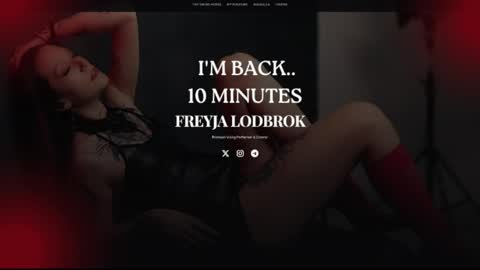 Snapshot of freyjalodbrok chatting on 06/01/26, 07:37 Call me Lilith online show from 06/01/26, 07:37