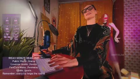 Snapshot of giantess_eva chatting on 05/30/26, 09:23 Eva online show from 05/30/26, 09:23