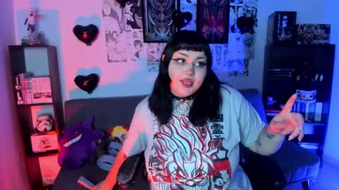 Snapshot of goth_stein chatting on 02/13/25, 04:54 Engel   Please help me to reach 50 thumbs up online show from 02/13/25, 04:54