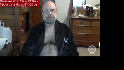 HairyDaddyBear69 online show from 02/09/26, 12:31