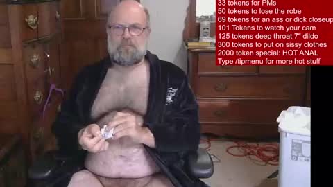 HairyDaddyBear69 online show from 06/10/26, 12:15