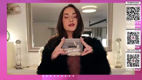 Snapshot of hannahjames710 chatting on 06/13/26, 03:21 Hannah James online show from 06/13/26, 03:21