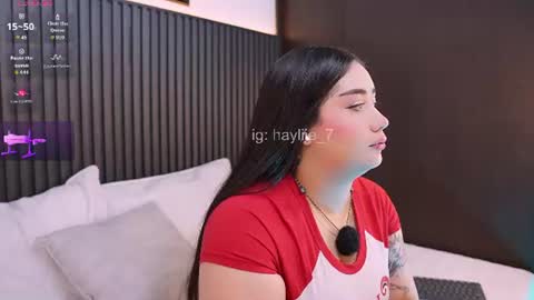Snapshot of hay1_ chatting on 07/30/26, 06:45 haylie See you tonight at 8pm Colombia time online show from 07/30/26, 06:45