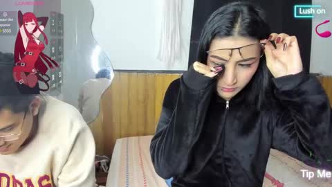 Snapshot of hottie_couplee chatting on 01/22/25, 07:14 Tavo and lucy online show from 01/22/25, 07:14