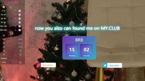 Snapshot of jane_meys chatting on 12/22/24, 11:22 your kitty JANE roawww online show from 12/22/24, 11:22