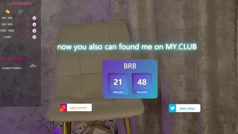 Snapshot of jane_meys chatting on 01/14/25, 08:09 your kitty JANE roawww online show from 01/14/25, 08:09